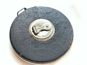L.S. Starrett 530 75&#039; steel tape measure vintage nice made in USA