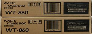 Lot of (2) NEW Kyocera Copystar 4550Ci 4551Ci Color Copier Waste Toner Box WT860