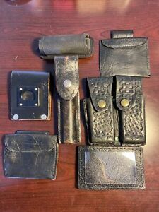 Vintage Corrections Officer Gear Lot Of 7 Pieces Used