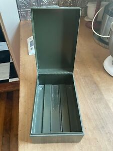 WEIS Vintage Industrial File Recipe Index Card Metal Box