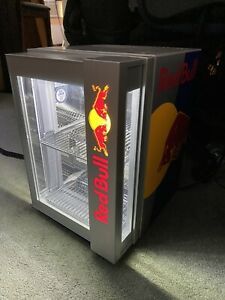 Red Bull Mini Fridge Baby Cooler 2020 Eco LED Refrigerator w/ Keys