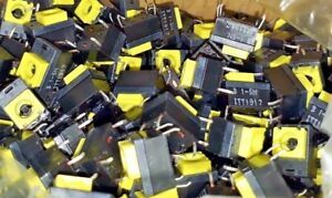 50PCS ITT CANNON K6B 1 5N SWITCH PUSH SPST-NO 0.1A 30V !