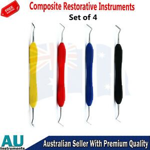 Restorative Composite Filling Instrument Silicon Handle Placement Autoclavable