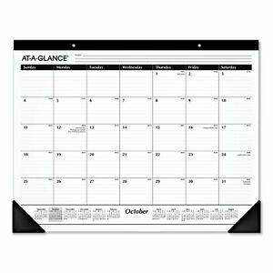 AT-A-GLANCE Ruled Desk Pad, 21.75 x 17, 2021-2022