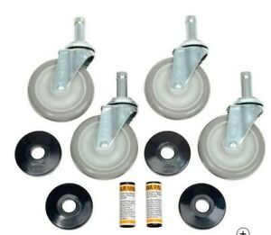 Nexel metal shelving casters