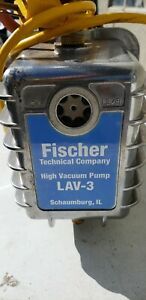 Fischer High Vacuum Pump LAV-3
