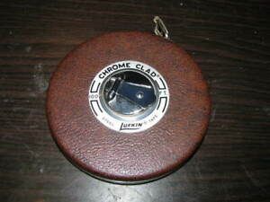 Lufkin 3/8&#034; x 100ft Anchor Chrome Clad Engineer&#039;s Tape MINT CONDITION