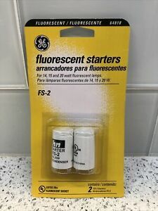 Ge Ballast 64818 2 Pack 14 15 &amp; 20 Watt Fluorescent Starters