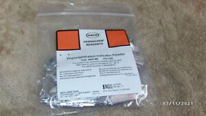 Phenolphthalein Indicator Powder Pillows, pk/100 EXP. 04/11