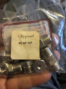 Clippard 4CQF - 1/4&#034; x 10/32 Reducer Fitting; 9 Pieces; FREE Shipping