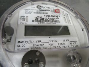 USED PG&amp;E Smart Meter KV2CE Electric Smart Meter 120-480V 3 Phase 4 Wire Meter