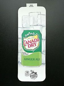 (1) Royal Vendors Chameleon CUSTOM &#034;Canada Dry&#034; 12 oz Can Vend Label