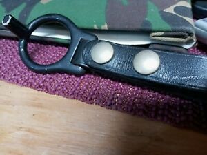 PR24 SIDE HANDLE BATON HOLDER  BLACK RING NICKEL SNAP