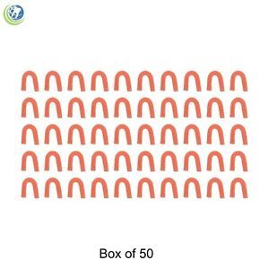 Dental Laboratory Preformed Casting Bite Block Wax Occlusal Rims 100/Box HARD