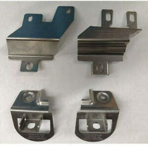 SLICK LOCKS FD-TC-FVK-2- Vehicle Bracket Kits,SS,Rear Hinge Door