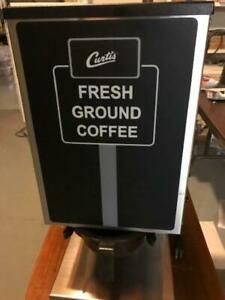 Curtis SCSHG-10 Coffee Grinder w/ 6lb Hopper,Adjustable Grind Settings, Perfect