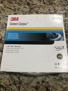 3M Green Corps Stikit 8&#034;Sanding Discs 01549 - Grit 80. 50 Disc 80D
