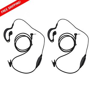 Headset/Earpiece Mic Motorola Talkabout Two Way Radio Walkie Talkie (Pack Of 2)