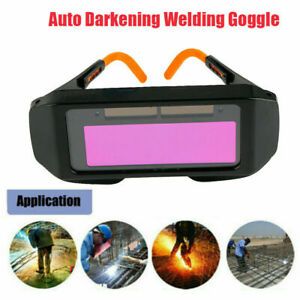 Solar Battery Power Supply Auto Darkening Welding Helmet Eyes Welder Glasses 1pc