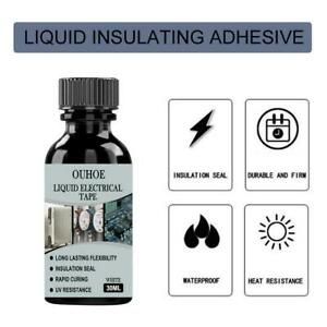 Liquid Insulation Electrical Tape Waterproof Paste 30/50ML Dry US Fast V9B7