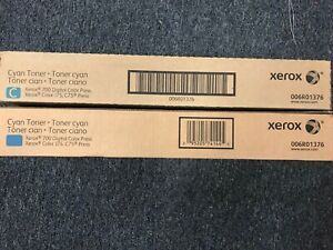 2 GENUINE Xerox Digital Color Press and J75 C75 Cyan toner