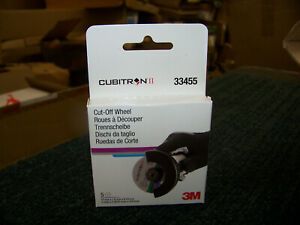 3M Cubitron II Cut-Off Wheel 3&#034; X 0.625&#034; X 3/8&#034; 5 ea. 33455 New