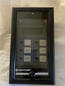 Notifier LCD-80TM LCD Annunciator Fire Alarm w/ Enclosure &amp; Keys (Used)