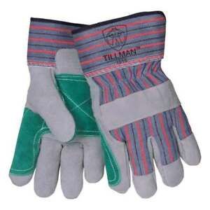 Tillman 1515X Standard Cowhide/Canvas Double Palm Work Gloves Large 12 pack