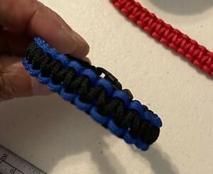 Show Your Support 4 the Thin Blue Line Police First Responder Paracord Bracelet