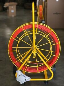 Jameson Easy Buddy Fiberglass Conduit Rodder 6-14-300M w/ 300ft 1/4&#034; marked rod