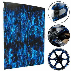 Hydrographic Car Decor Blue Home Non Toxic PVA Water Transfer Film For Helmet