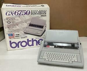MINT IN BOX BROTHER GX-6750 DAISY WHEEL ELECTRONIC TYPEWRITER ! C979 N