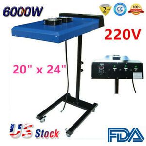 6000W 20&#034;x24&#034; Auto Infrared IR Flash Dryer with Sensor for Screen Printing NEW