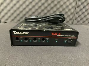 TELTON TELEPHONE LINE SIMULATOR TLS-5 (TLS-5C-01) GOOD UNIT , NICE DEAL !!!