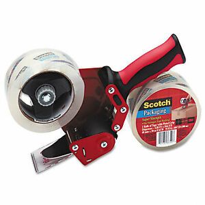 3M 38502ST 3850 Premium Performance Packaging Tape  2   x 55 Yards  Clear  Two P