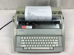 BROTHER GX-6750 CORRECTRONIC DAISYWHEEL ELECTRONIC TYPEWRITER TESTED &amp; WORKING