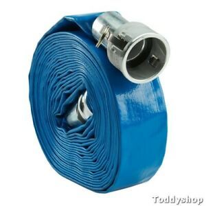 Blue 1 1/2&#034; x 50&#039; Camlock Lightweight Hose