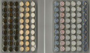 Lot of 2 Different U Brands Designer Push Pins Various Styles - 108 Total Pins