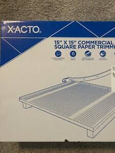 X-Acto Square Commercial Grade Square Paper Trimmer 15 Sheets 15&#034; x 15&#034; FREE