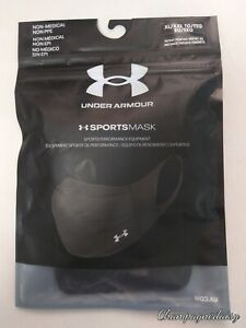 XL/XXL Under Armour UA Sports Mask +ISO-Chill Athletic Training Mask Black