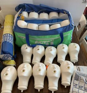 ACTAR 911 Squadron CPR Manikins Adult Kit 20pc W/Replacement Lungs and Bag