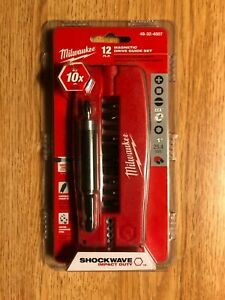 Milwaukee Magnetic Drive Guide 12 Piece Set 48-32-4507