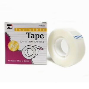 TAPE INVISIBLE 1IN CORE 1 RL