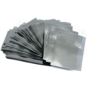 100Pcs Premium ESD Anti-Static Shielding Bags,for Motherboard,Graphics Card US