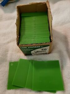 Lot Of 48 BRAND NEW GREEN SOUTHWIRE ROMEX BOX LOW/HIGH VOLTAGE DIVIDER PLATES
