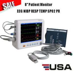 6Parameter Vital Signs Patient Monitor Large High-Resolution TFT color screen CE