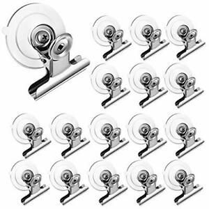 Suction Cup Clip Plastic Round Suction Cup Clamp Holder for Hanging Home Offi...