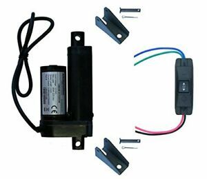 WindyNation 2 Inch 2&#034; Stroke Linear Actuator 12 Volt 12V 225 Pounds lbs + Up ...