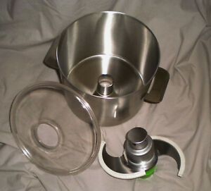 robot coupe blade smooth S-Blade, 3.5 qt. mini bowl w/lid
