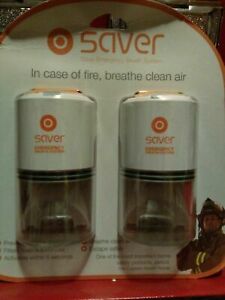 NEW!! SAVER EMERGENCY BREATHING SYSTEM - Double Pack